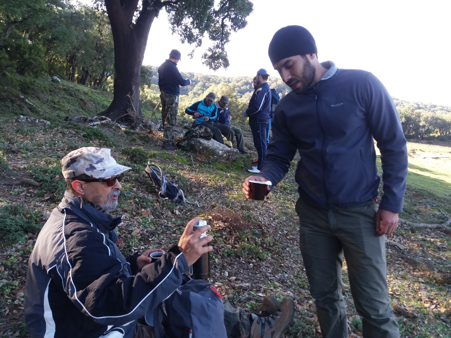 أول وجهة لجمعية الرحالة لهواة المشي بطنجة خلال اليوم الأول من سنة 201