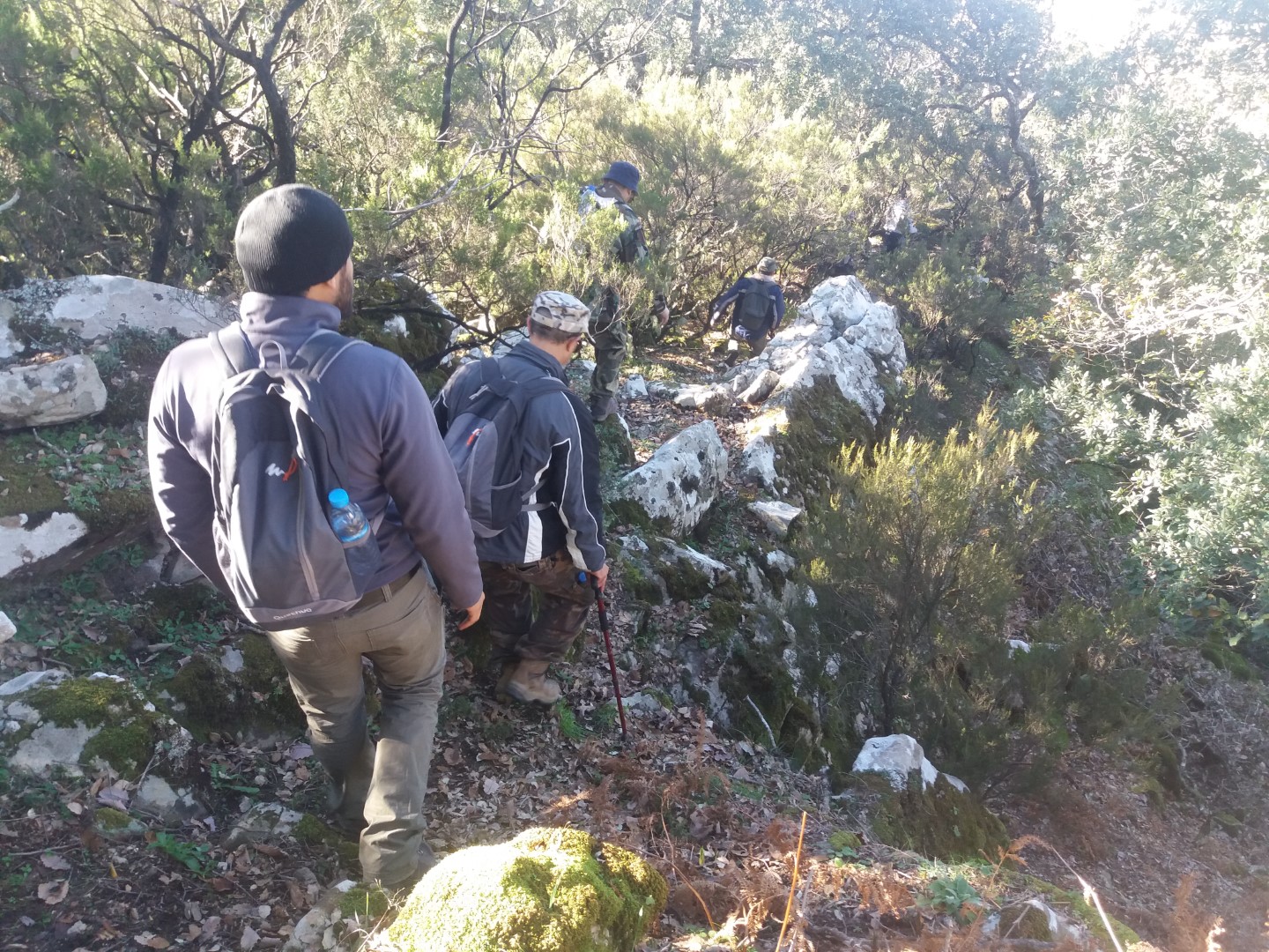 أول وجهة لجمعية الرحالة لهواة المشي بطنجة خلال اليوم الأول من سنة 201