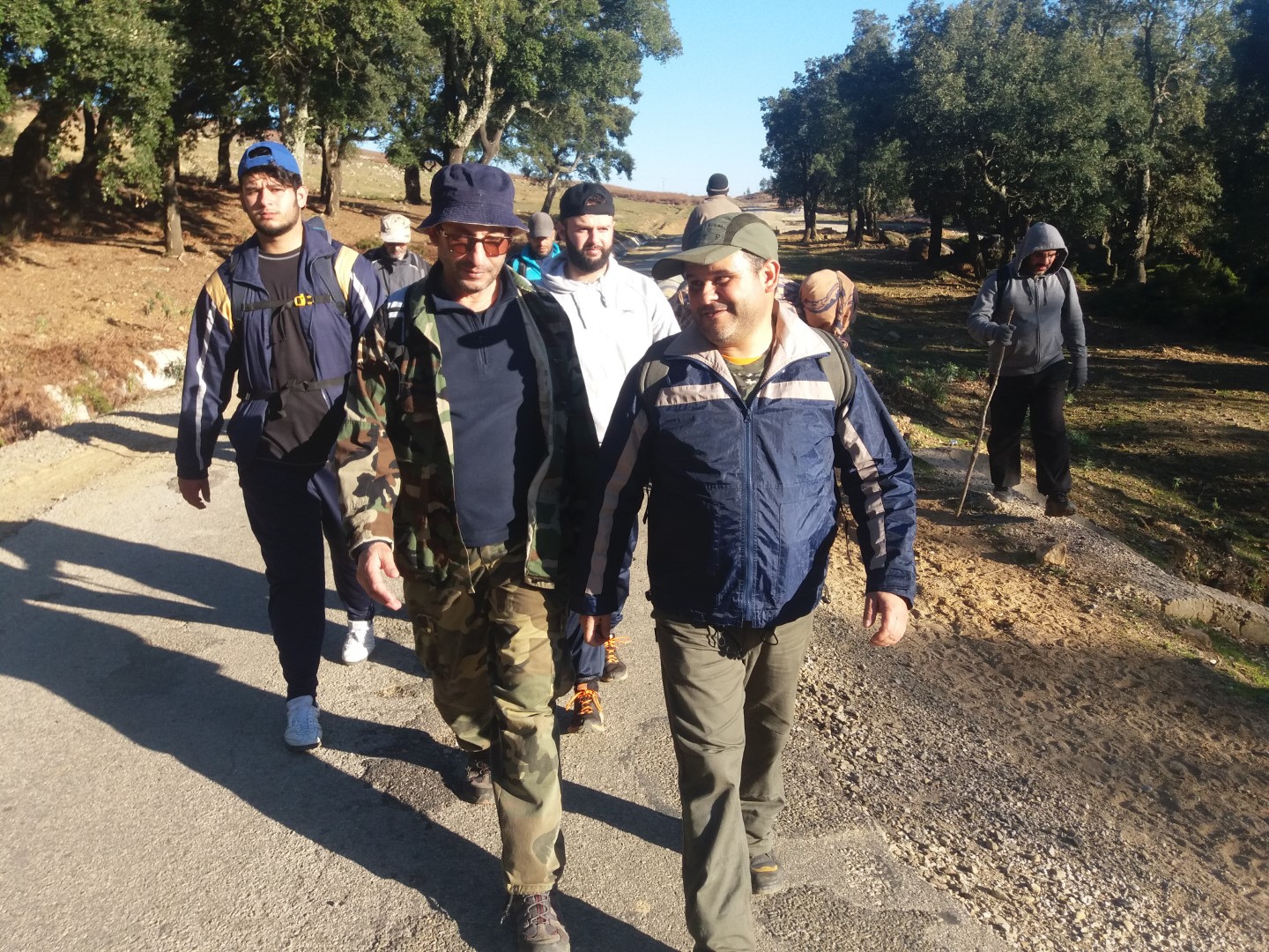 أول وجهة لجمعية الرحالة لهواة المشي بطنجة خلال اليوم الأول من سنة 201