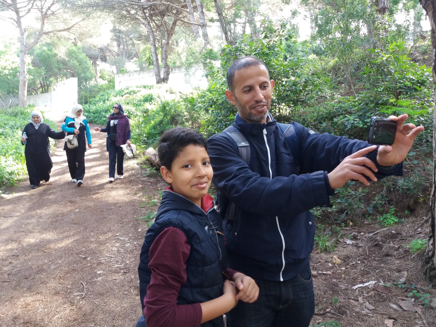 خرجة مشي لمنتزه الرميلات بطنجة