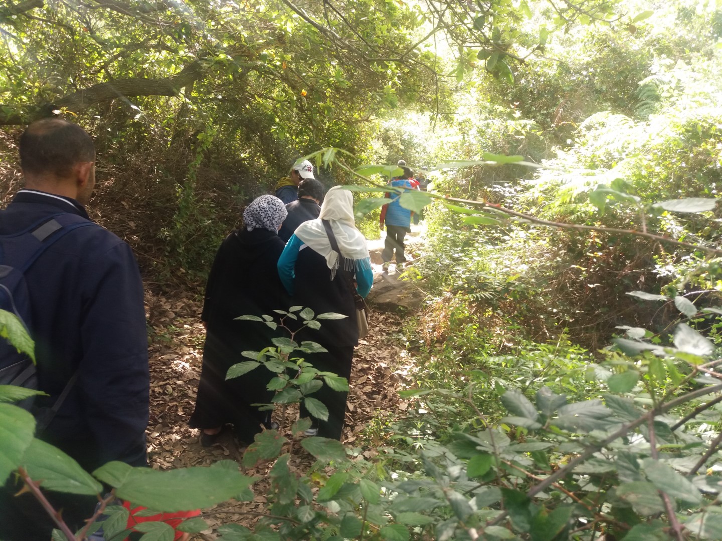 خرجة مشي لمنتزه الرميلات بطنجة