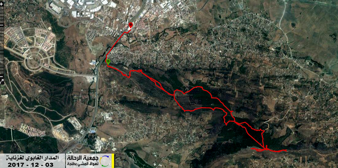 رحالة لهواة المشي بطنجة للمرة الثانية المدار الغابوي الممتد بين غزناية وشراقة وبكدور وسيدي حساين